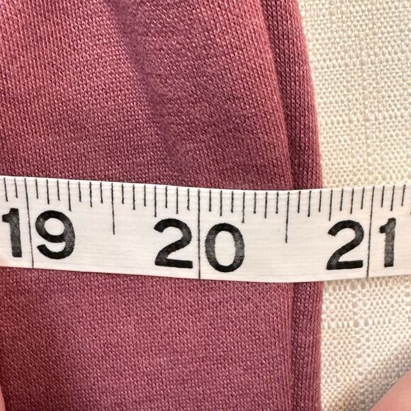 TITLE NINE Warmup Sweatshirt Dress Womens L Pink Fleece Loungewear Activewear - Picture 13 of 14